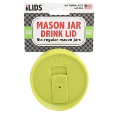 iLIDS 適合梅森罐飲料蓋常規, 石灰綠, 1個