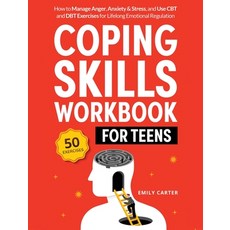 (英文圖書)Coping Skills Workbook for Teens: How to Manage Anger Anxiety & Stress and Use... 精裝版, Skillset Symphony Press, 英文