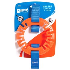 Chuckit 圓環造型寵物玩具 L號, 1個, 藍色+橙色