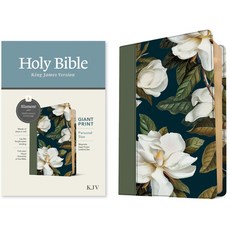 (英文圖書) KJV Personal Size Giant Print Bible Filament-Enabled Edition (Leatherlike Magnolia Sage Gre... Imitation Leather, Tyndale House Publishers, 英文, 仿皮