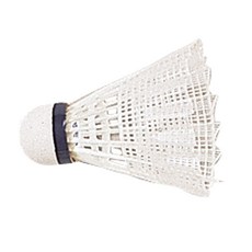 Lion Table Tennis 6入尼龍羽毛球, 1個, 白色, 1入