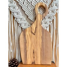 台灣阿成五金 Mydiy 橄欖木砧板 實木廚房料理板 35x18公分, 橄欖木, 1個