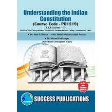 (英文圖書) Understanding the Indian Constitution (POLITICS)(F.Y.B.A S.P. College Sem.-II) 平裝版, Sharp Publication, 英文