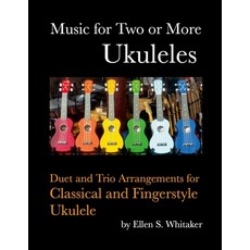 (英文圖書) Music for Two or More Ukuleles: Duet and Trio Arrangements for Classical and Fi... 平裝版, Lulu.com, 英文