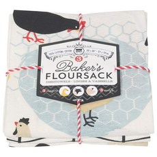 now DESIGNS 圖案印花棉質廚房抹布, 1個, 農場到餐桌