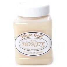 White Gold Honey 未處理未加熱生, 652g, 1個