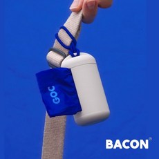 你和我的狗 韓國Bacon寵物撿便器 5色可選 現貨 寵物用品 寵物撿便袋 拾便袋 排便袋 收納包 撿便盒, 黑色, 粉紅色, 藍色, 白色, 綠色