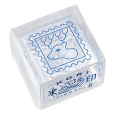 KING JIM HITOTOKI 冰塊水晶印章 鹿 22mm, 1個, 不適用