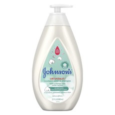 Johnson&Johnson 孩童用棉柔輕透洗髮沐浴露, 1瓶, 800ml