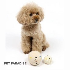 PET PARADISE 史努比乳膠球 寵物玩具 - 你和我的狗 狗狗玩具 安全無毒, 如圖, 1個