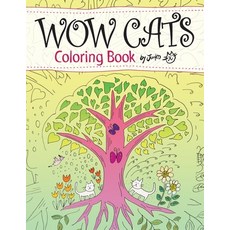 WOW CATS Coloring Book by Junko (Japanese-English edition) 平裝版, Amesian Books, 英文