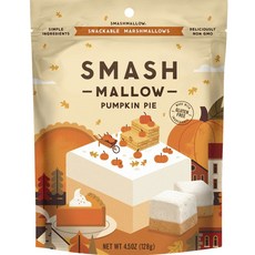 Smash Mallow Snackable棉花糖南瓜派口味, 1個, 128g