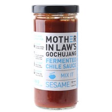 MOTHERINLAWS Gochujang 發酵辣椒醬混合芝麻, 1個, 255.1克