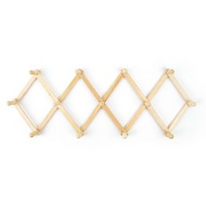 FOX RUN 擴展咖啡杯牆壁牆早期衣架, 1個, 木頭