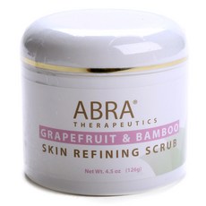 ABRA THERAPEUTICS 肌膚煥新磨砂膏, 柚子和竹子, 1個, 126g