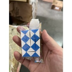 袋裝24段隨身迷你益智魔尺 兒童益智玩具 幾何啟蒙 隨身攜帶, 隨機顏色, 1