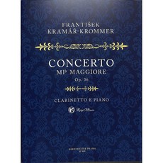 凱翊︱BA 單簧管協奏曲 樂譜 克拉瑪日-克羅默 Konzert für Klarinette und Orchester Es-Dur op. 36, Konzert für Klarinet
