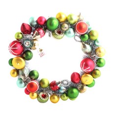 RAZIMPORTS 聖誕花圈造型裝飾品, 混色