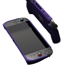 Savage Raven NS2 SWITCH 2 支架握把保護殼 同捆組 霧鴉 - 現貨供應，保護您的遊戲機, (銀河紫)支架握把保護殼, 1個, SKU-0047-4
