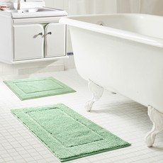 RT designer's collection Alti Derby 超細纖維浴缸腳踏板 2 件套, 1個, 水族