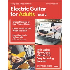 (英文圖書) Electric Guitar for Adults - Book 2: with Video Play-Along Method for Easy Lear... 平裝版, Independently Published, 英文