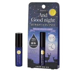 Beauwell And Good Night薰衣草晚安滾珠香氛精油棒, 5ml, 1入