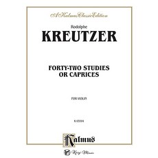 凱翊︱kalmus 國中組指定曲, 克羅采42首小提琴練習曲與隨想曲