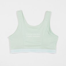 LOVETOXIC 快乾可拆式胸墊字母印花背心胸衣