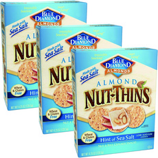 BLUE DIAMOND 藍鑽 杏仁堅果薄脆餅, 120.5g, 3盒