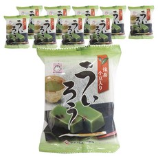 抹茶紅豆涼糕, 10個, 100g