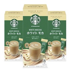 STARBUCKS 星巴克 即溶白摩卡咖啡隨身包, 3個, 4入, 24g