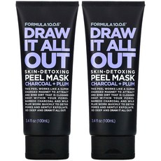 FORMULA10.0.6 去角質面膜 竹炭+梅子 100ml, 2個, 1個