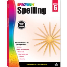 Spectrum Spelling Grade 6, Carson Dellosa Publishing, 英文, 平裝版