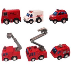 消防合金車 J790F 迴力合金小汽車, 一個入 (平均混款)