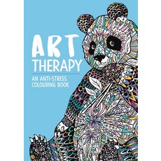 Art Therapy: An Anti-Stress Colouring Book 平裝版, Lom Art, 英文