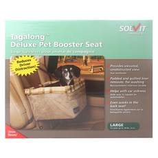 SOLVIT PRODUCTS Tag Along Deluxe Booster 狗汽車座椅, 混色