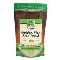 now 健而婷 黃金亞麻籽粉, 1個, 340克