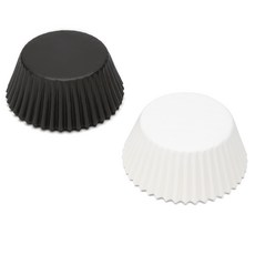 FOX RUN 烘焙杯, 50件, 黑,白