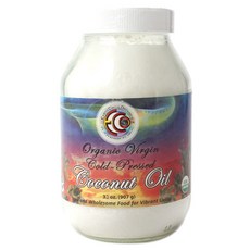 EARTH CIRCLE ORGANICS 初榨冷榨椰子油, 907克, 1個