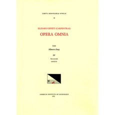 (英文書) CMM 58 Elzéar Genet (Carpentras) (Ca. 1470-1548) Opera Omnia Edited by Albert Seay in 5 Vol... 平裝版, American Institute of Music..., 英文