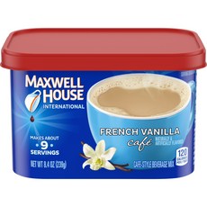 Maxwell House 麥斯威爾 法式香草即溶咖啡粉, 1個, 239g
