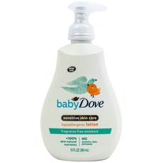 Dove 多芬 孩童溫和保濕乳液 無香, 1瓶, 384ml