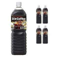 pokka sapporo 瓶裝無糖黑咖啡, 5個, 1.5L