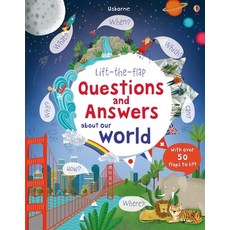(英文圖書)Lift-The-Flap Questions and Answers about Our World Board Books, Usborne Books, 英文, 硬頁書