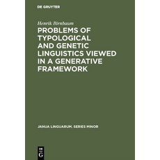 (英文圖書) Problems of Typological and Genetic Linguistics Viewed in a Generative Framework 精裝版, Walter de Gruyter, 英文