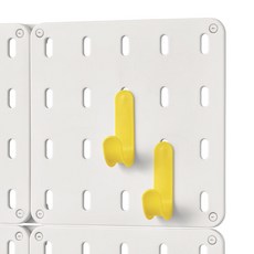 iDESIGN Cade 單掛鉤, 黃色, 2個