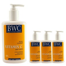 BWC 輔酶Q10維他命C洗面乳, 4個, 250ml