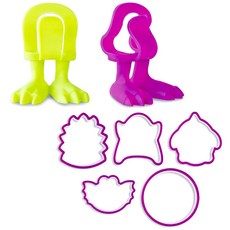 Bakelicious 怪獸餅乾模具5件組 & 腳丫套組, 1個, 混合顏色