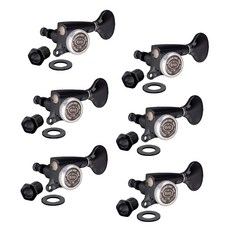 Gotoh 日製 SGS510Z 45度 電吉他 民謠吉他 弦鈕 鎖定式 捲弦器 可調軸高, MGT L6 刀頭 後鎖定 黑色