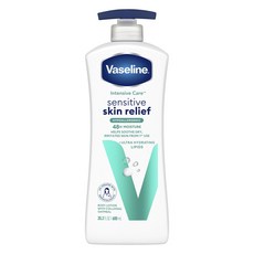 Vaseline 凡士林 專業修護敏感肌舒緩身體乳液 含膠狀燕麥, 1個, 600ml